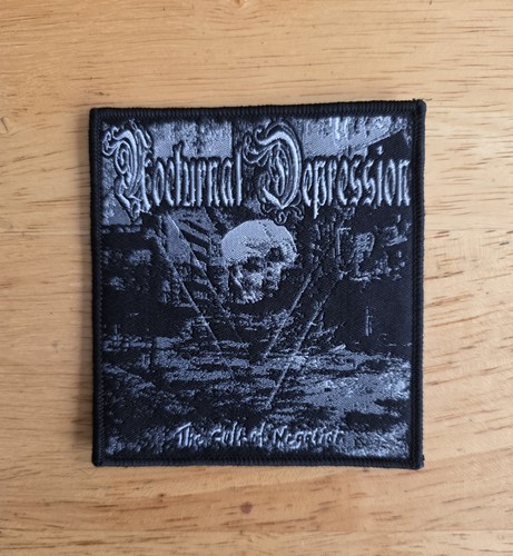 Patch tessuto bordo nero