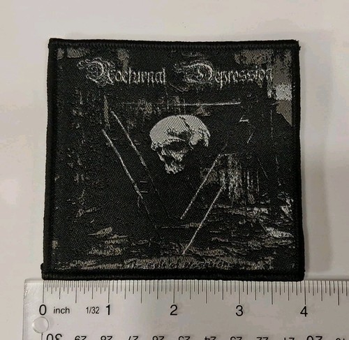 Patch tessuto bordo nero