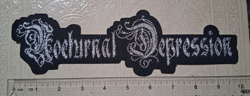 Patch tessuto bordo nero